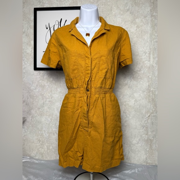 Universal Thread Dresses & Skirts - Universal Thread Mustard Button-Up Dress